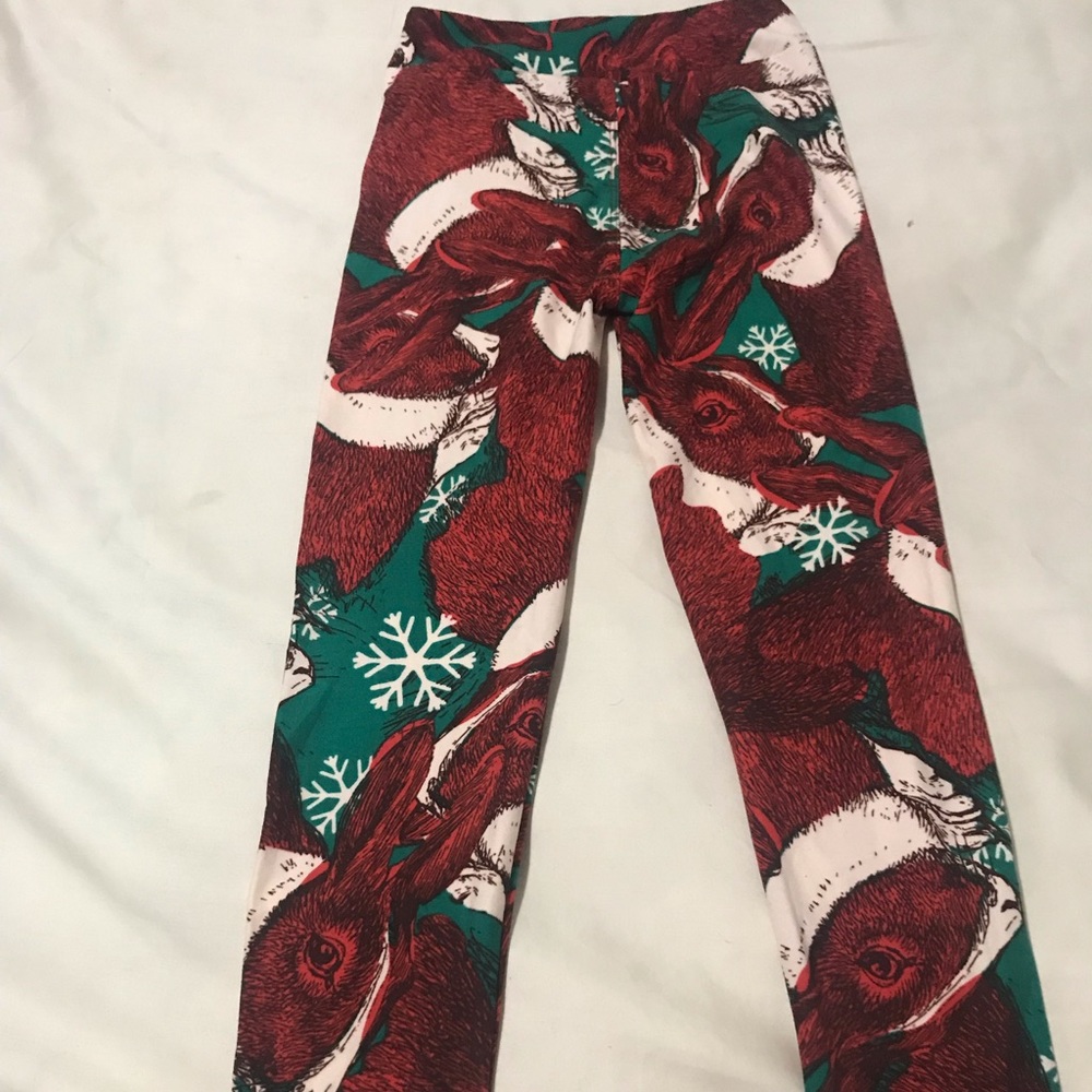 Kids NWT lularoe Christmas leggings